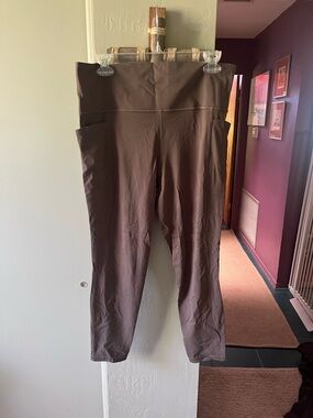 Athleta XL High-Waist Brown Women’s Active Leggings